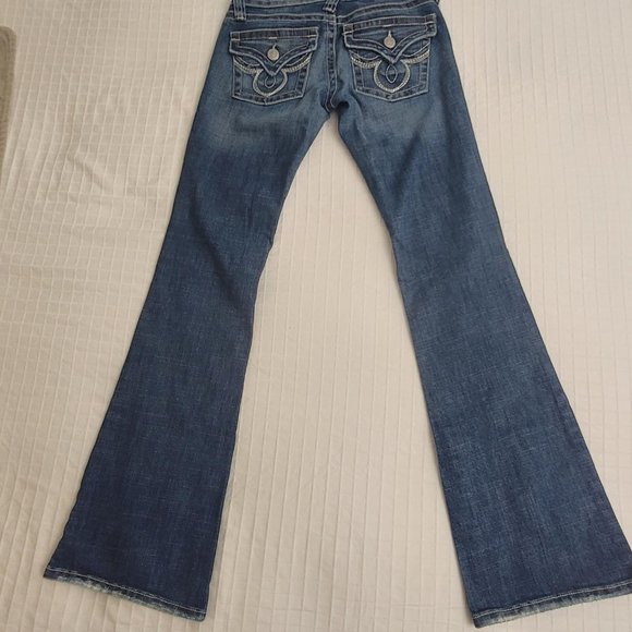 Plastic by Gly low waist jeans. Size 5 - Picture 10 of 11
